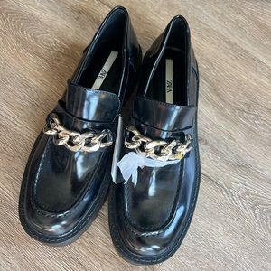 Zara chunky loafers